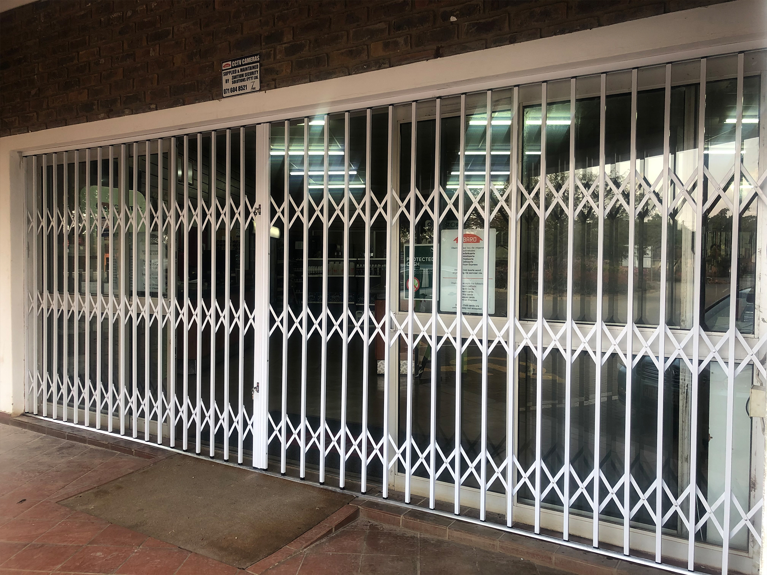 expandable steel gates in Zambia