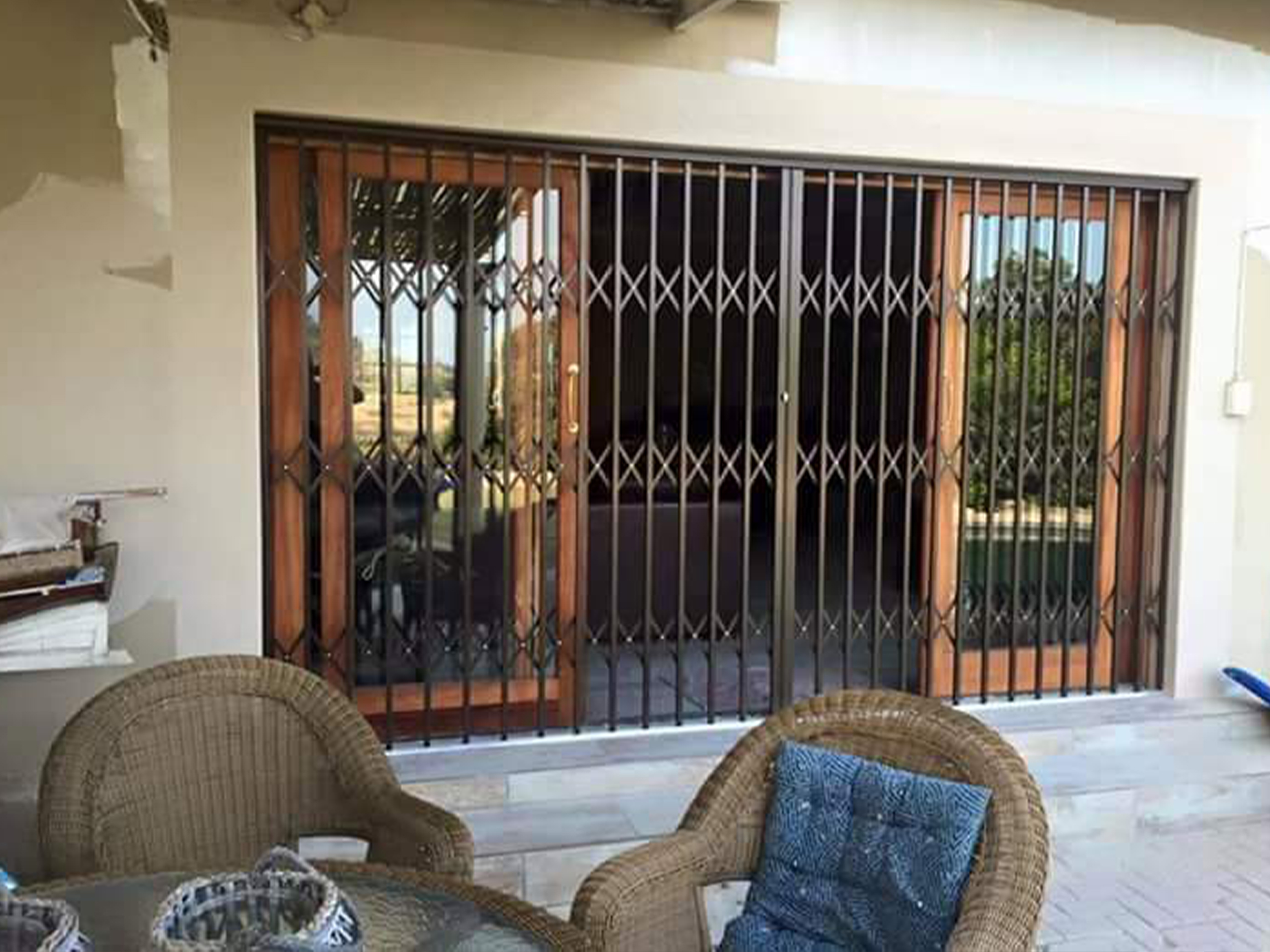 expandable steel gates in Zambia